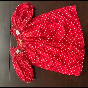 Smocked Christmas Dress